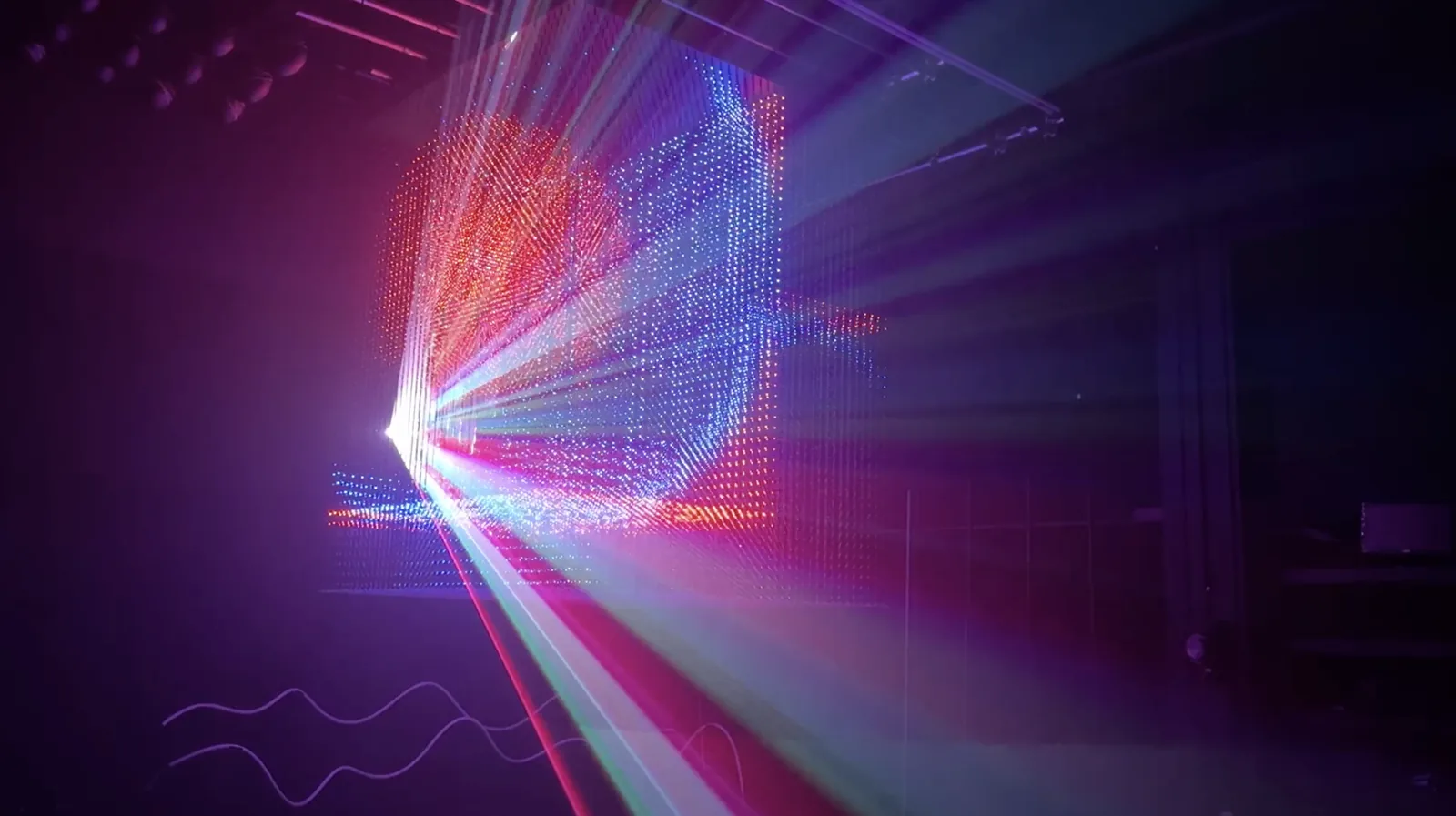 3D Matrix + laser show