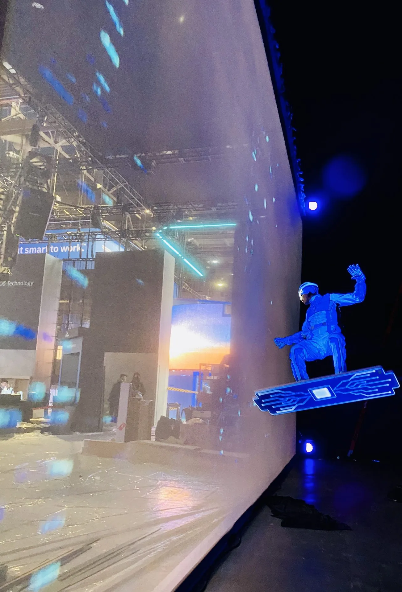 Antigravity show at a Las Vegas tech expo