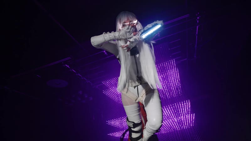 Experiential Technology — Performer with neon