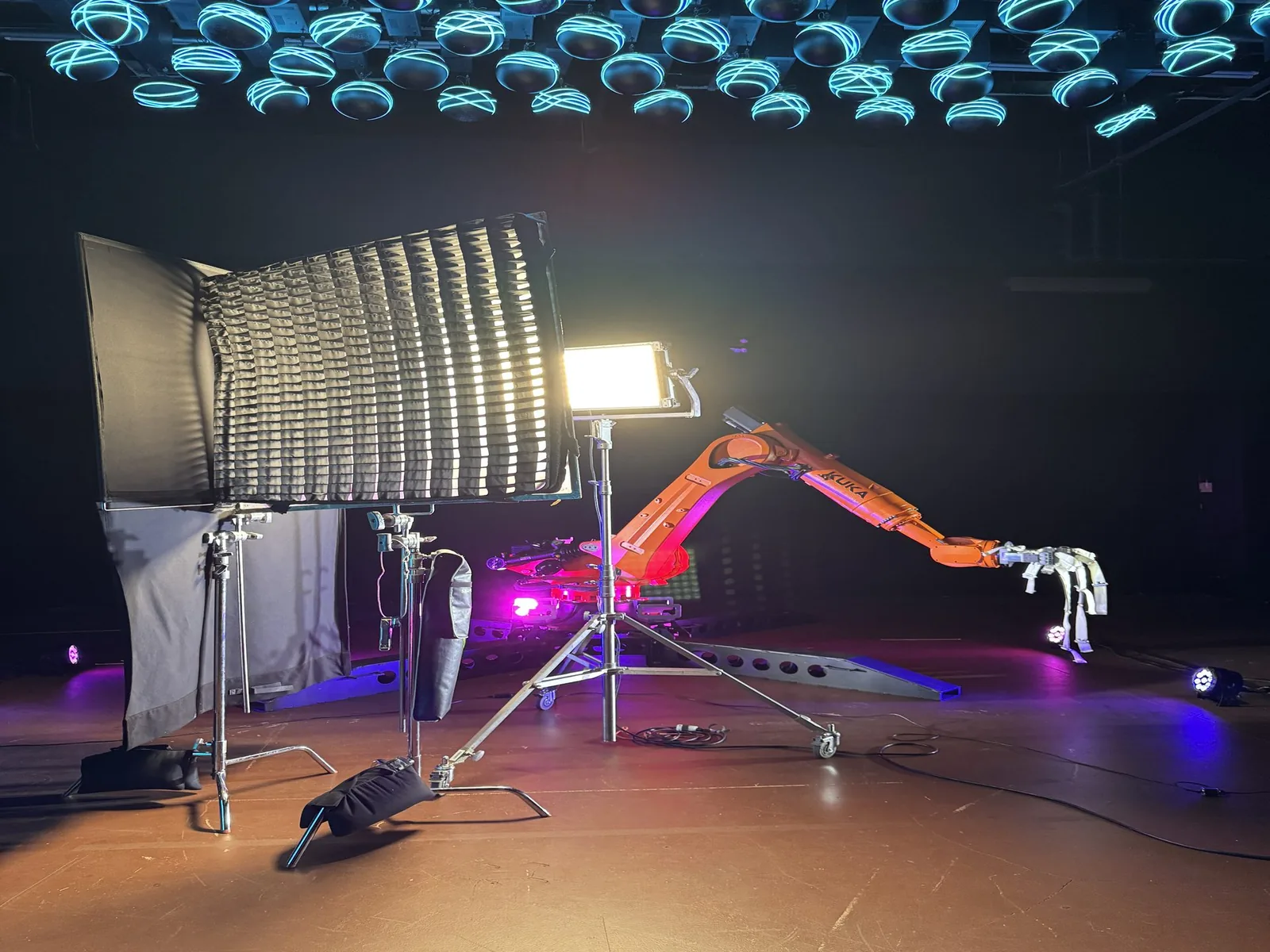 Robotic music video production