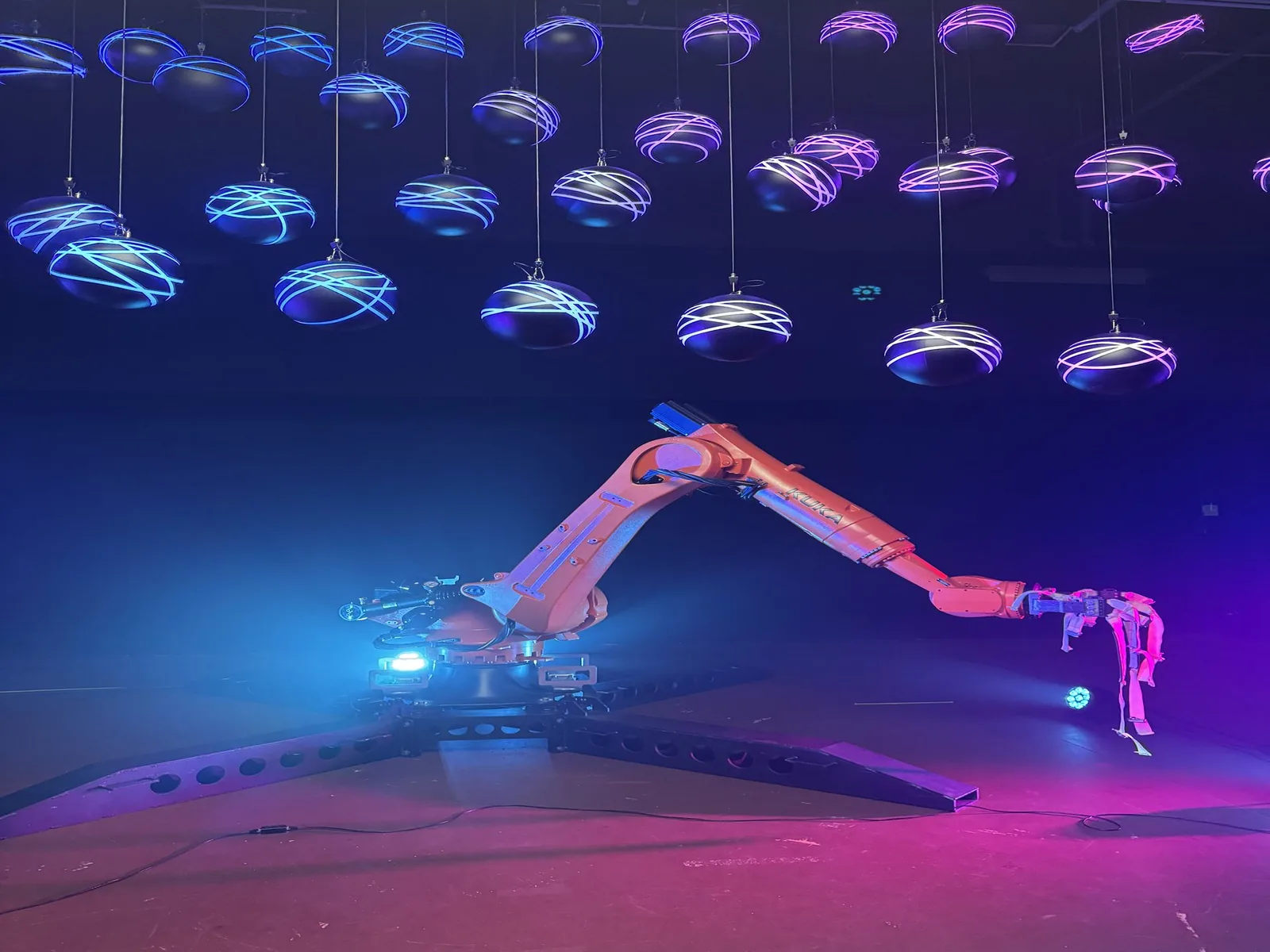 Robotic music video production