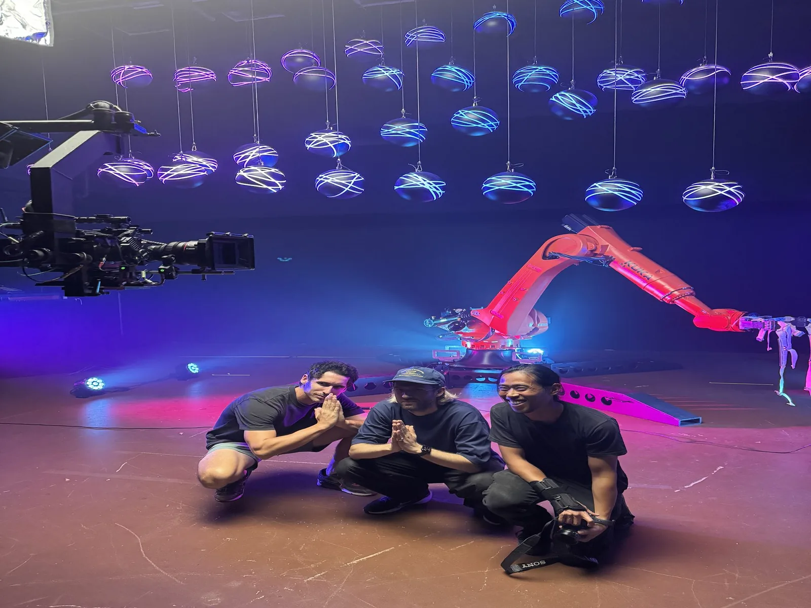 Robotic music video production