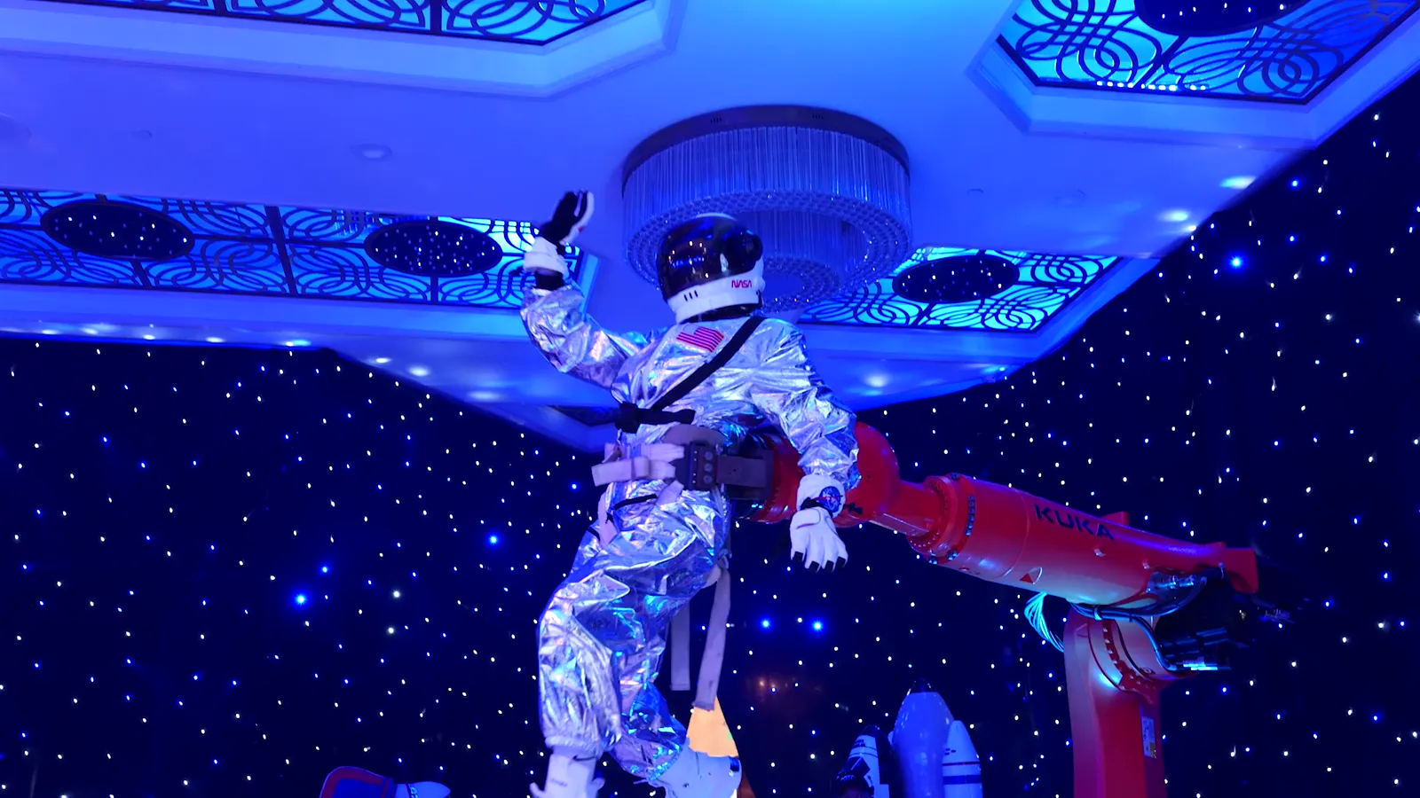 NovaTech on a job — robotics, kinetic lighting and LED