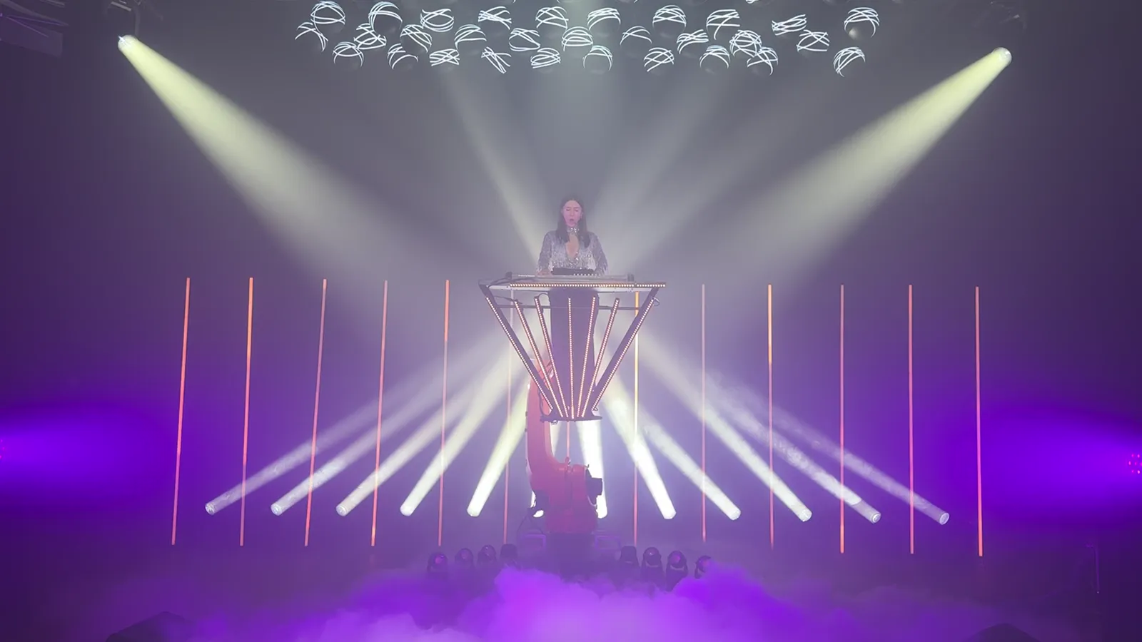 NovaTech on a job — robotics, kinetic lighting and LED
